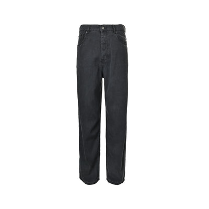 Miu Miu jeans with white embroidery of back pocket letters