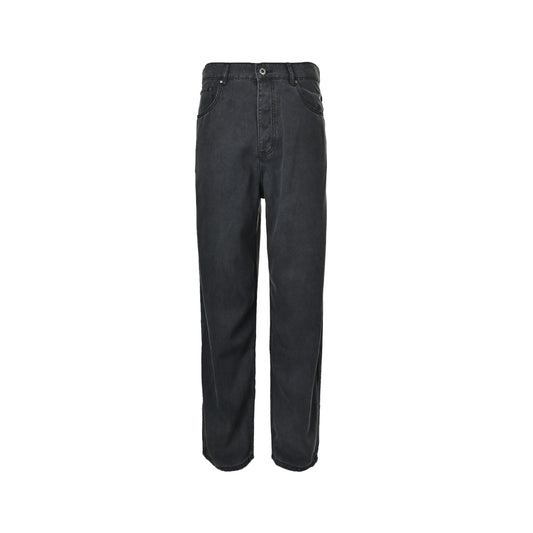 Miu Miu jeans with white embroidery of back pocket letters