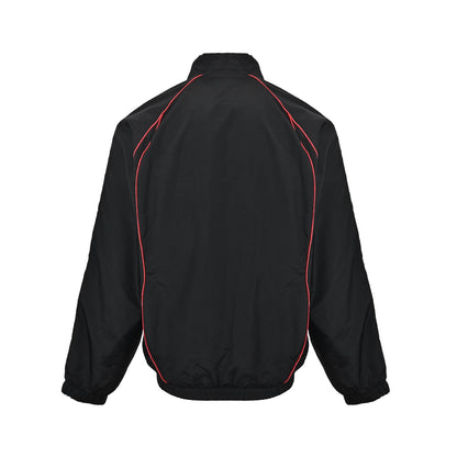 Adidas clover plaid reversible turtleneck jacket