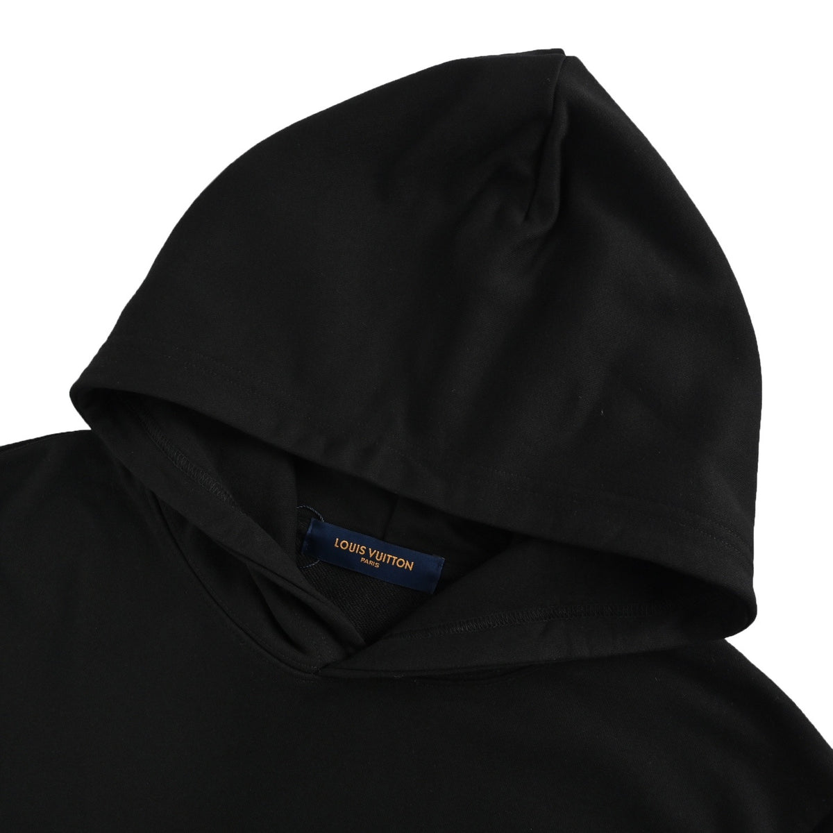 Louis Vuitton 25Fw washed holed hooded sweatshirt with floral embroidery on the back Louis Vuitton/Louis Vuitton 25Fw washed holed hooded sweatshirt with floral embroidery on the back
