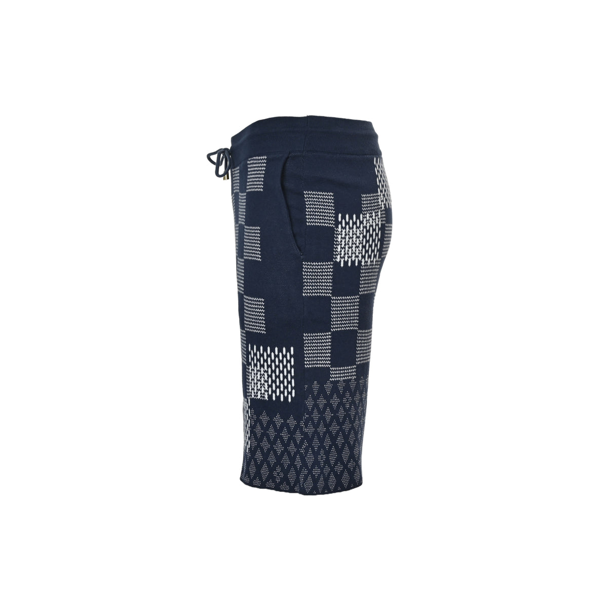 Louis Vuitton 26ss checkerboard jacquard knitted shorts