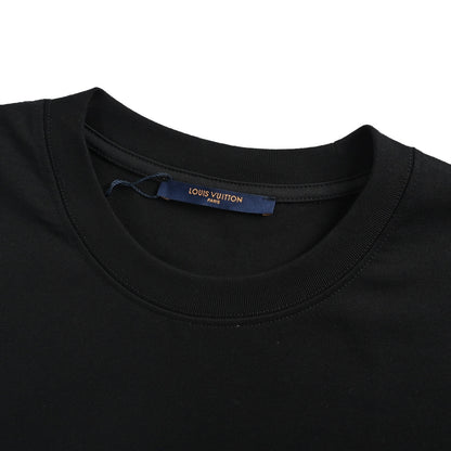 LouisVuitton/Louis Vuitton chest signature embroidered short sleeves