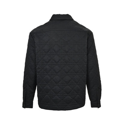 Dior 25Fw pocket badge diamond quilted cotton jacket