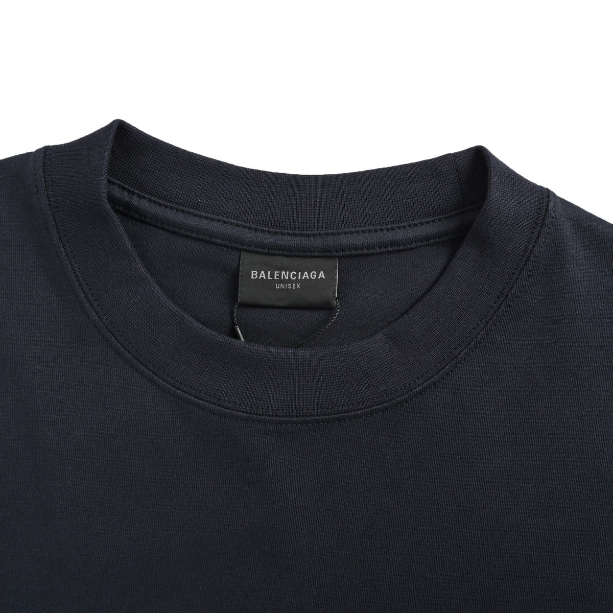 Balenciaga signature handwritten slogan embroidered letter short sleeves