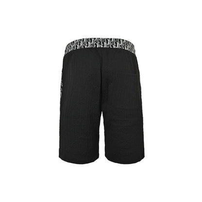 Dior dark pattern old flower jacquard web shorts