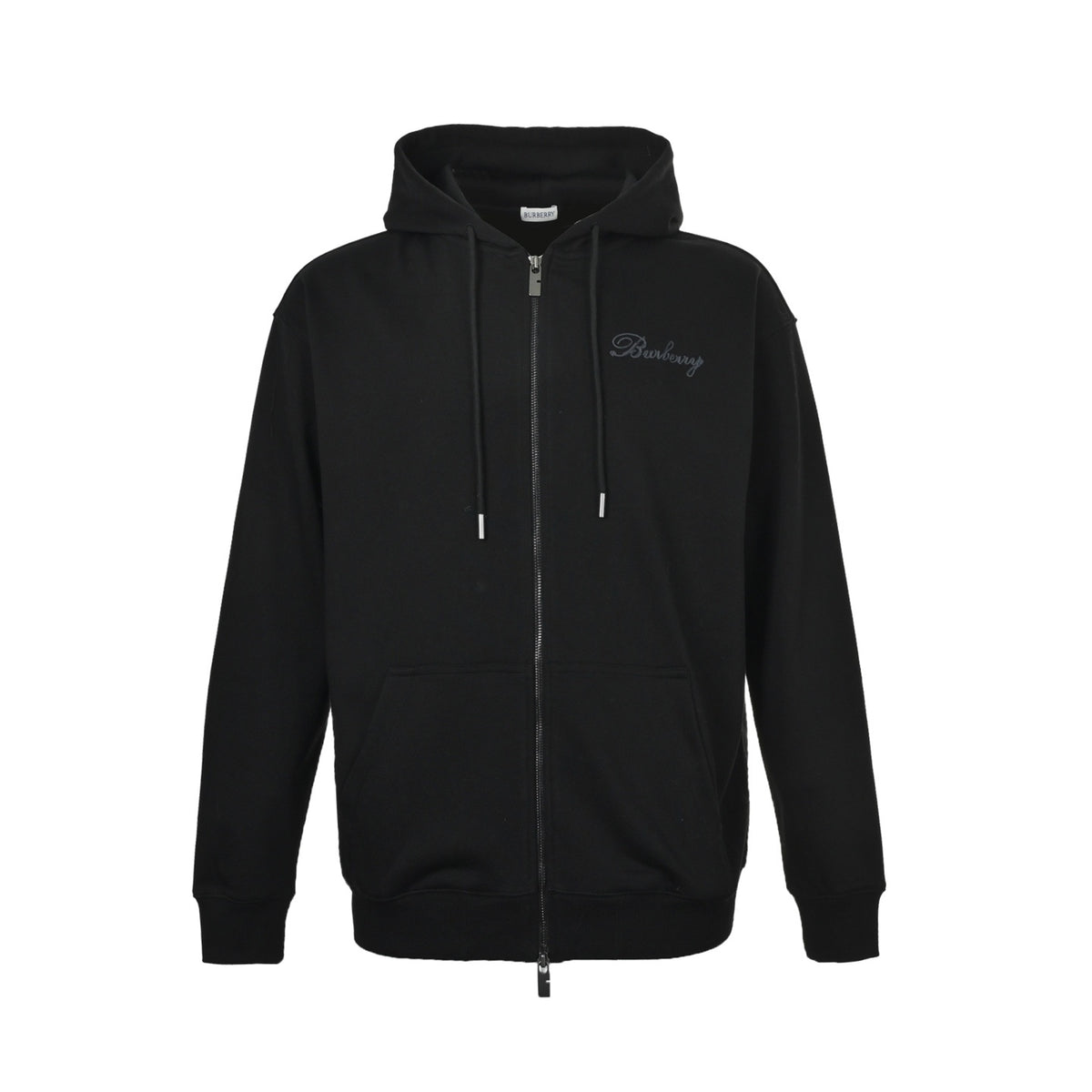 Burberry plaid signature suit zipper hooded jacket