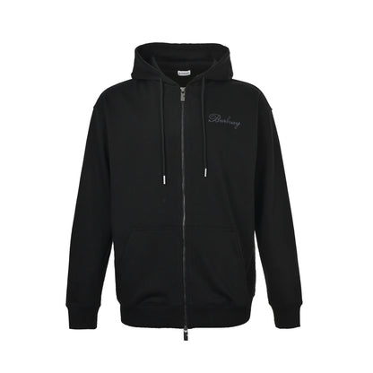 Burberry plaid signature suit zipper hooded jacket