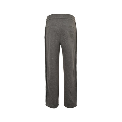 Miu Miu patchwork embroidered letter washed trousers