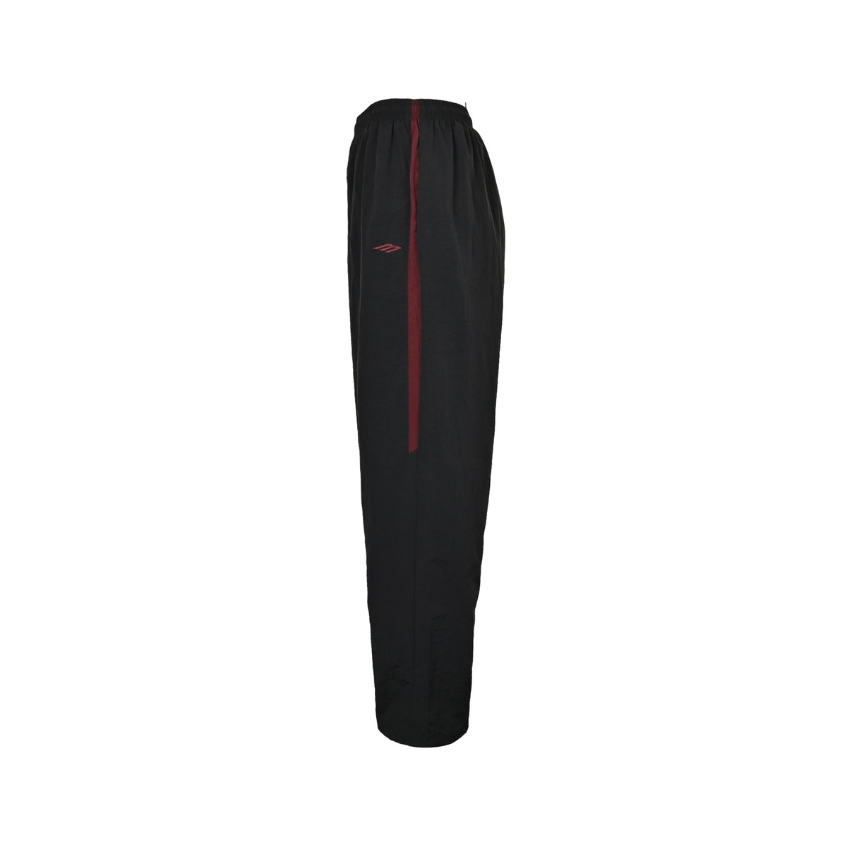 Balenciaga 3M black and red stitching embroidered sports trousers