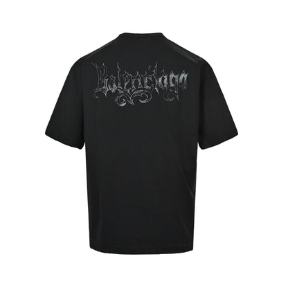 Balenciaga artistic letter print short sleeves
