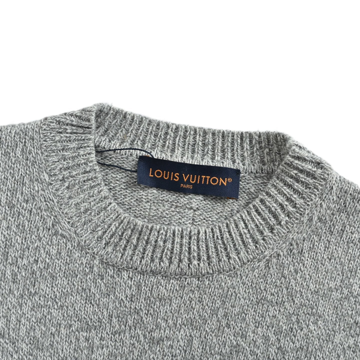 Louis Vuitton 25Fw fox jacquard crew neck sweater