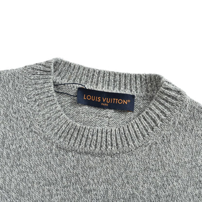 Louis Vuitton 25Fw fox jacquard crew neck sweater