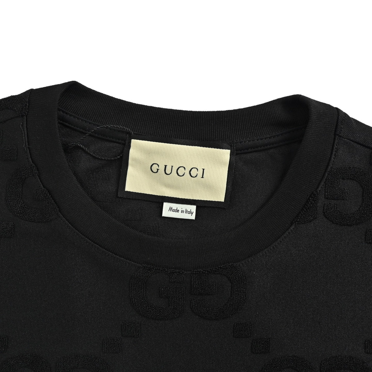 Gucci GG towel jacquard short sleeves
