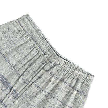 Loewe/Luo Yiwei textured denim denim shorts
