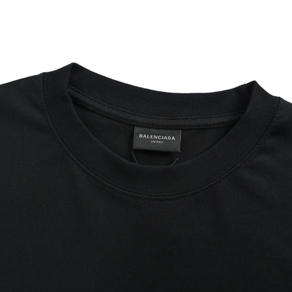 Balenciaga key pattern printed short sleeves