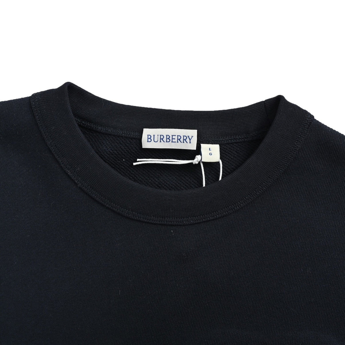 Burberry New Year's Eve Series Flocked Color Embroidered War Horse Round Neck Sweatshirt
