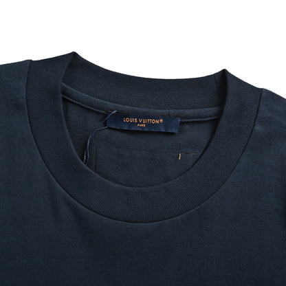 LouisVuitton/Louis Vuitton oil painting handwritten signature embossed short sleeves