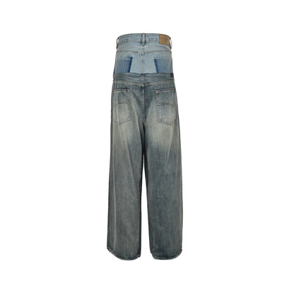Balenciaga/Balanciaga 24Fw patchwork washed jeans