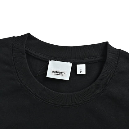 Burberry Letter Slogan Horse Print Short Sleeve
