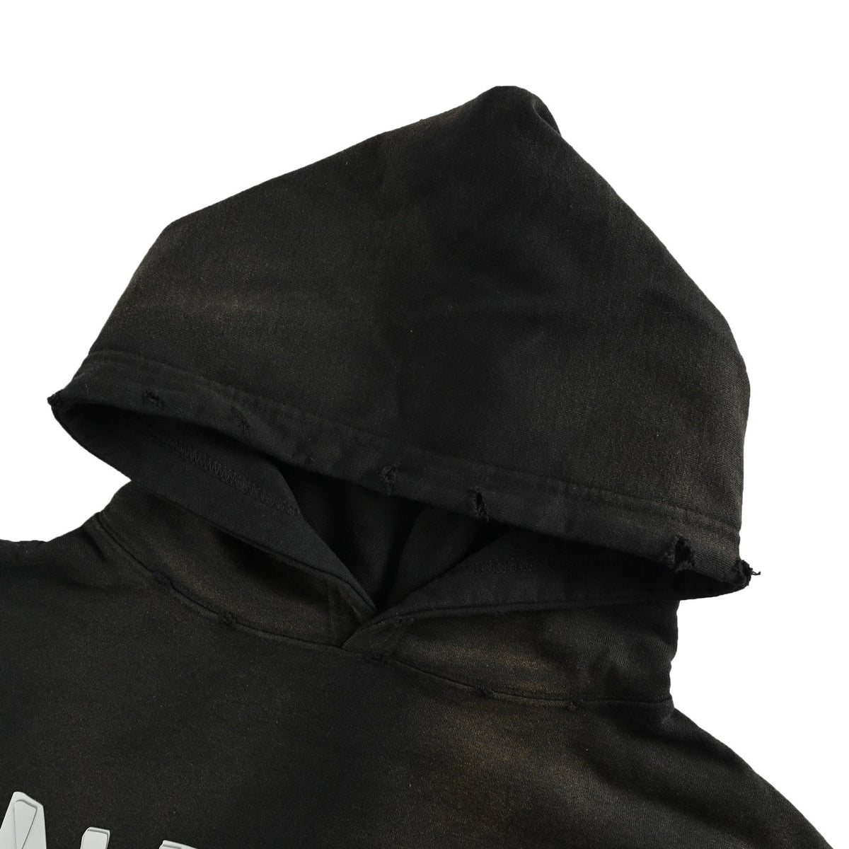Balenciaga 25Fw three-dimensional tape pressed water washable hole hooded sweatshirt