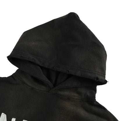 Balenciaga 25Fw three-dimensional tape pressed water washable hole hooded sweatshirt