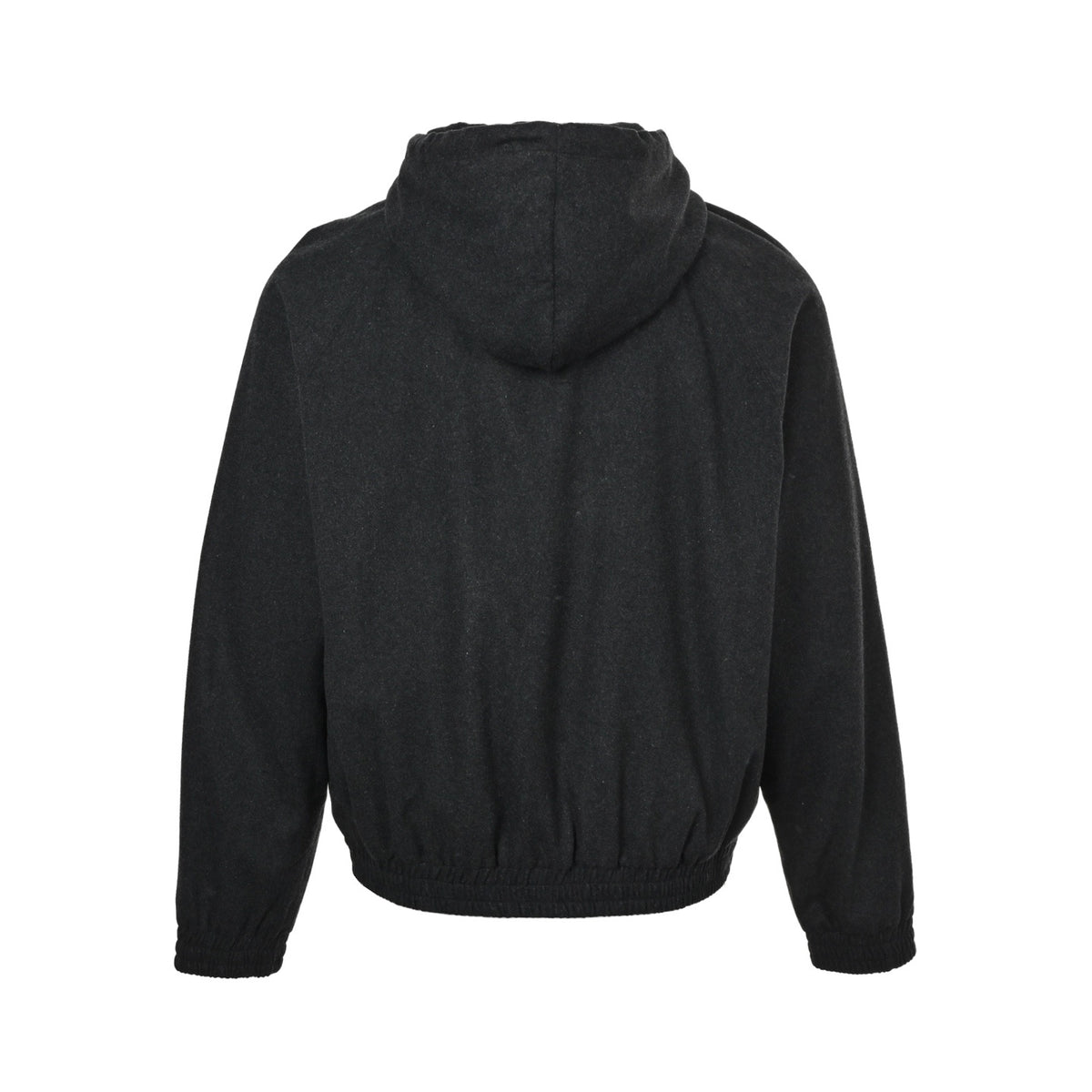 Fendi hardware cashmere zipper hooded jacket