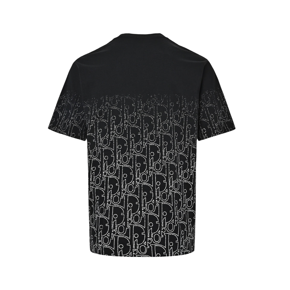 Dior gradient all-over printed silver line short sleeves