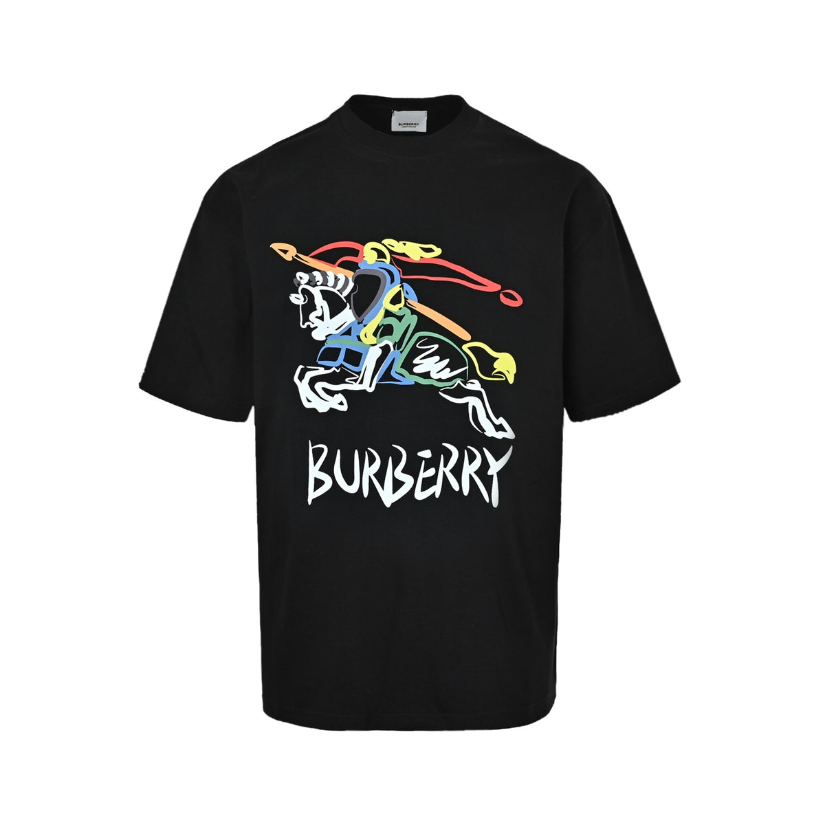 Burberry Graffiti Horse Print Short Sleeve