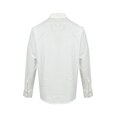 Prada embroidered logo long-sleeved shirt