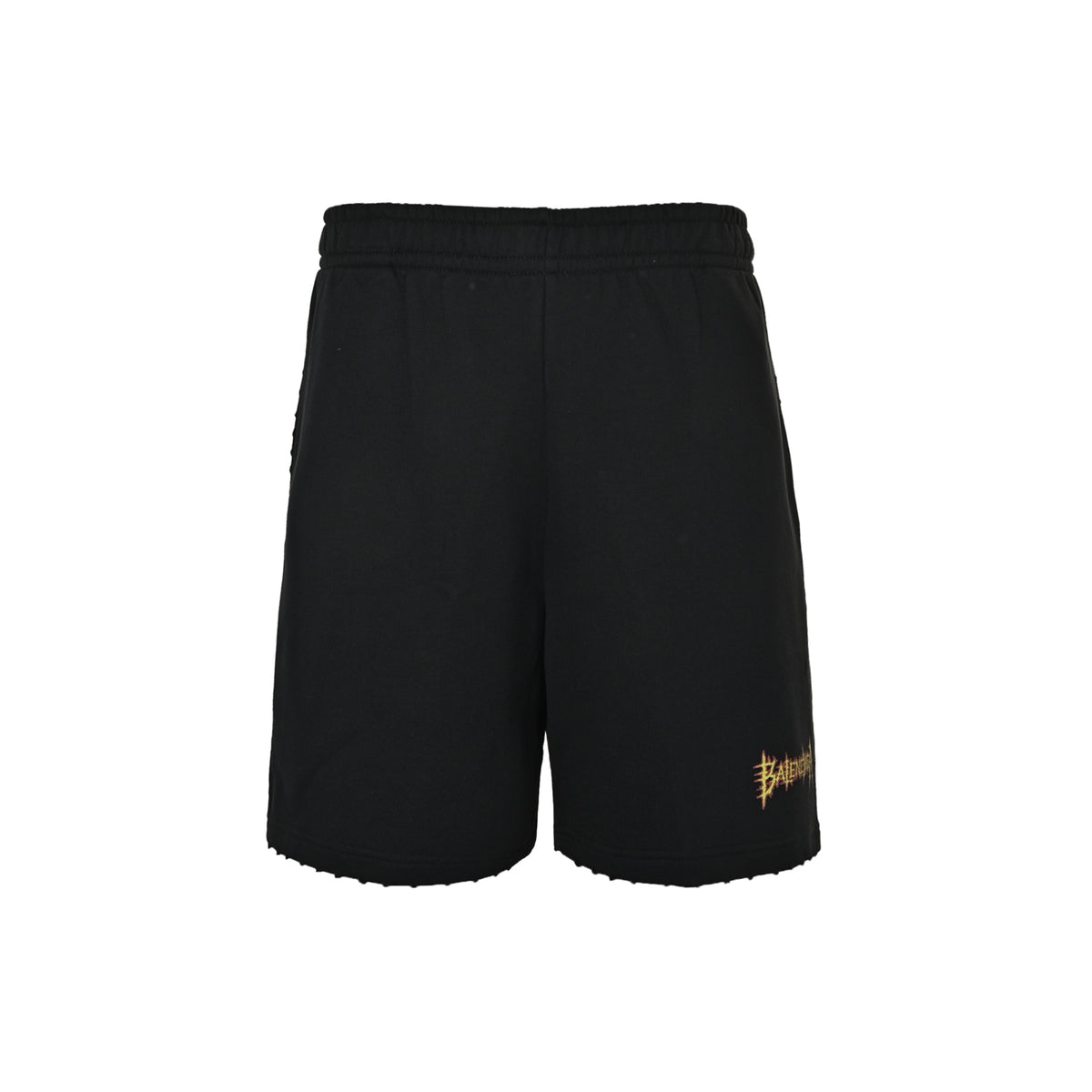 Balenciaga flame letter logo printed shorts