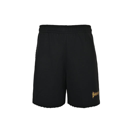 Balenciaga flame letter logo printed shorts