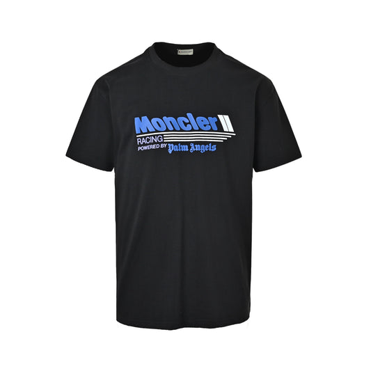 Moncler & Palm Angels Joint Racing Racing Print Short Sleeve