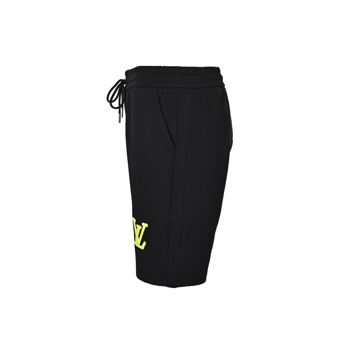 Louis Vuitton 26ss fluorescent green presbyopic embossed logo shorts