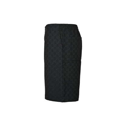 Gucci old flower jacquard all over print suit shorts