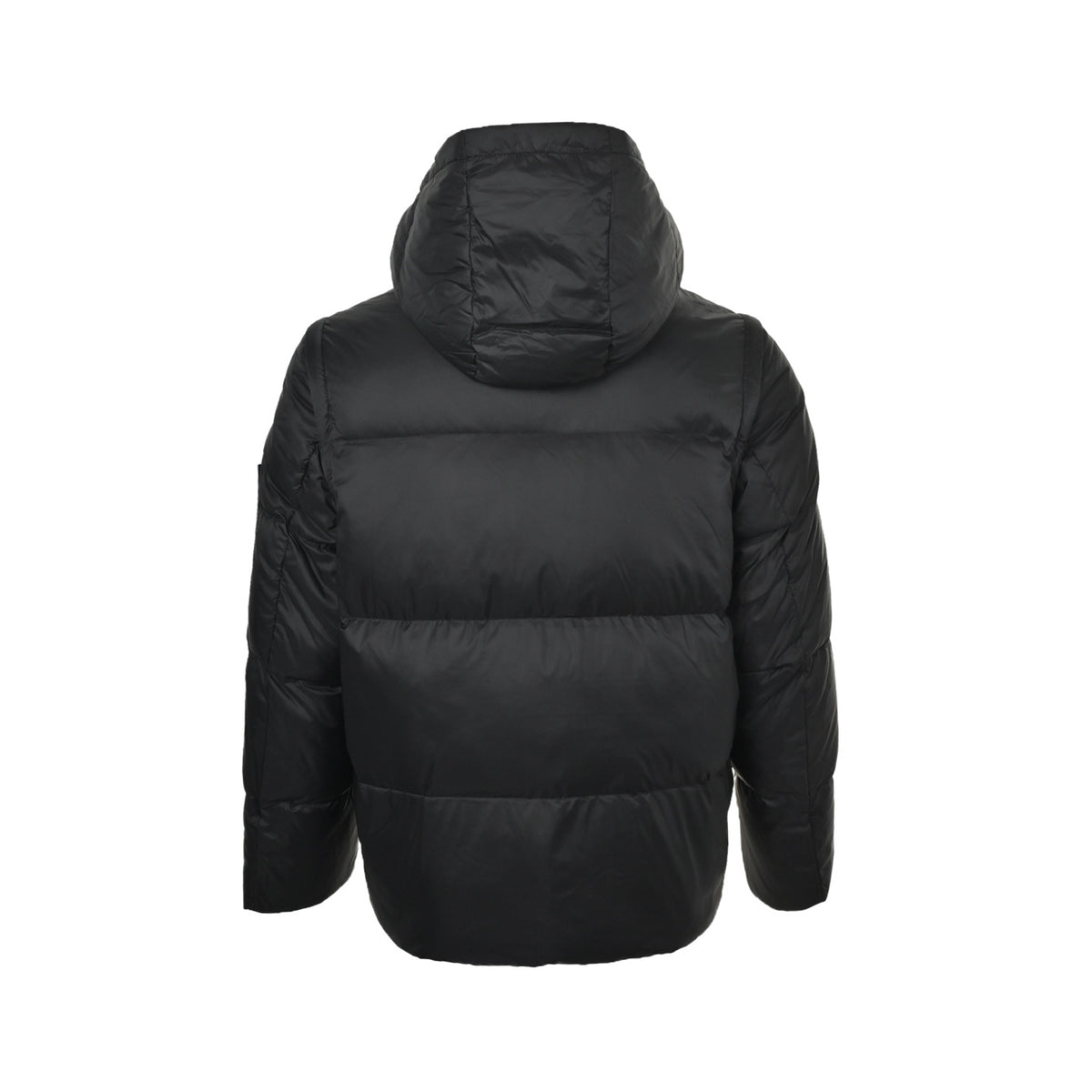 Fendi silicone Velcro arm detachable sleeve hooded down jacket