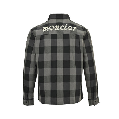 Moncler/Mask 25Fw Mercedes-Benz joint plaid shirt