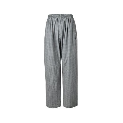 Balenciaga/Balanciaga 26ss wheat plaid embroidered sports trousers