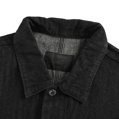 Prada 25Fw triangle logo washed denim jacket