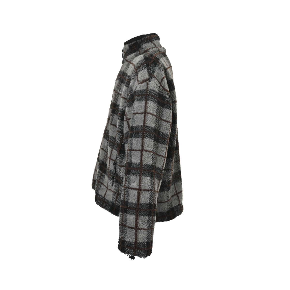 Miu Miu contrasting plaid zipper jacket