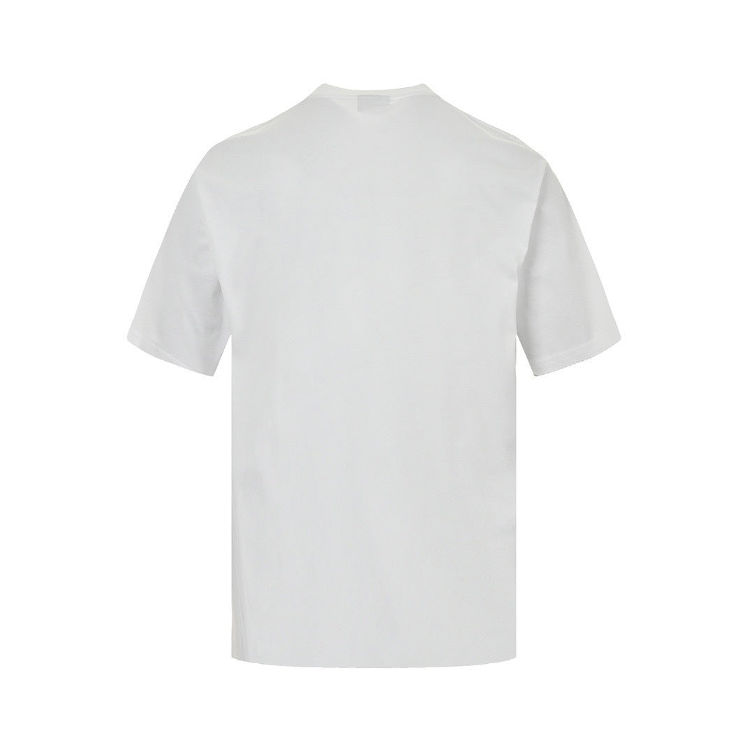 Balenciaga/Balanciaga 24ss Sanskrit letter three-dimensional printed short sleeves