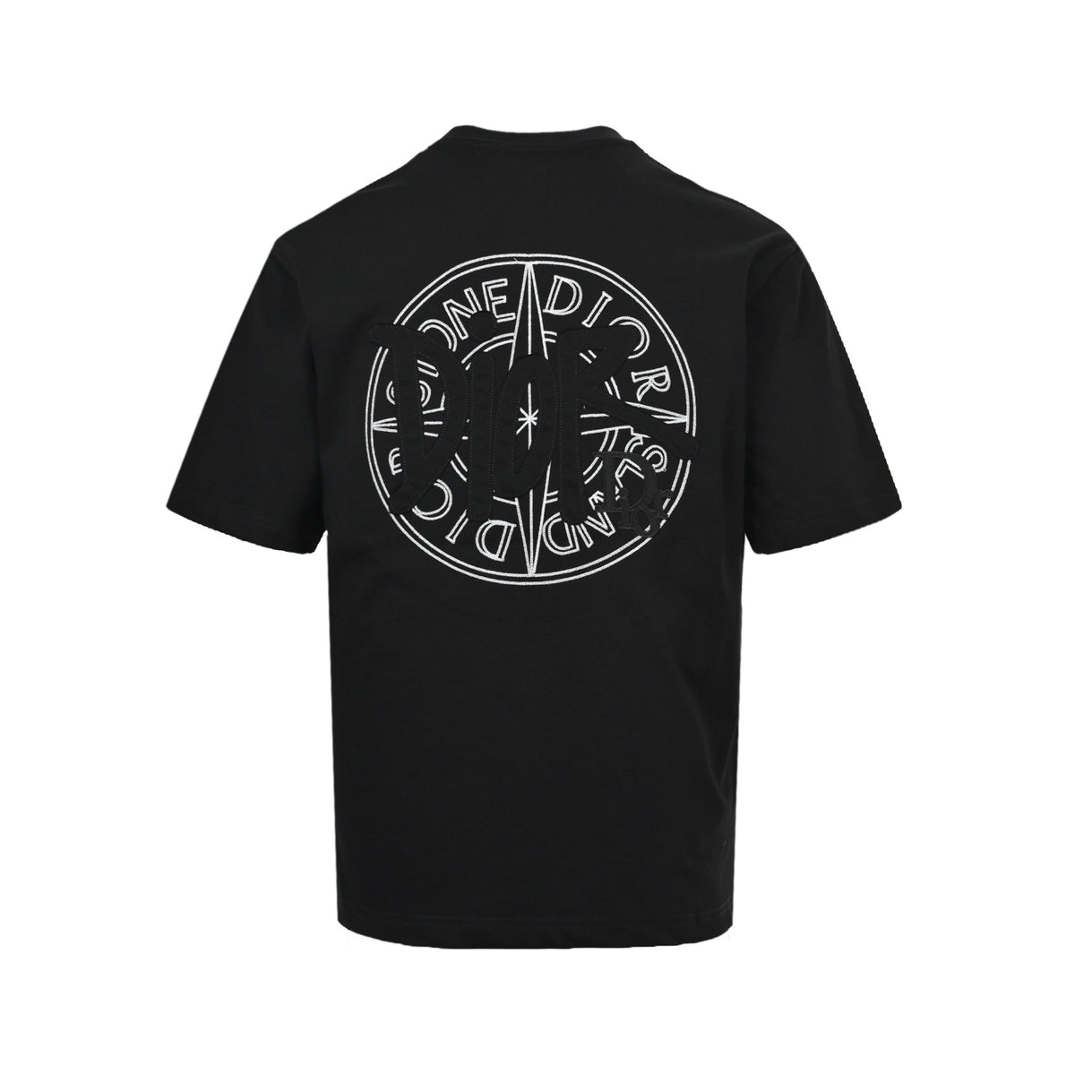 Dior Stone Island joint logo embroidered short sleeves