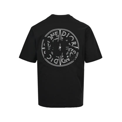Dior Stone Island joint logo embroidered short sleeves