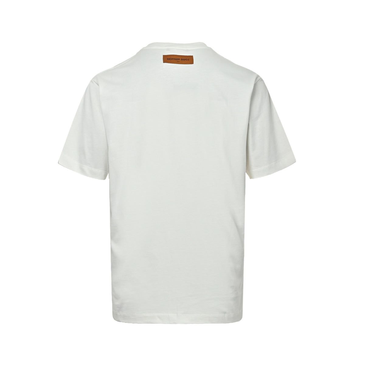Louis Vuitton ink blue floral three-dimensional logo short sleeves