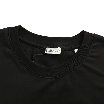 Burberry 25Fw letter sailboat painted print long-sleeved T-shirt
