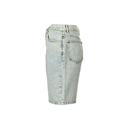 Louis Vuitton 25ss denim shorts with embroidered logo on the back pocket