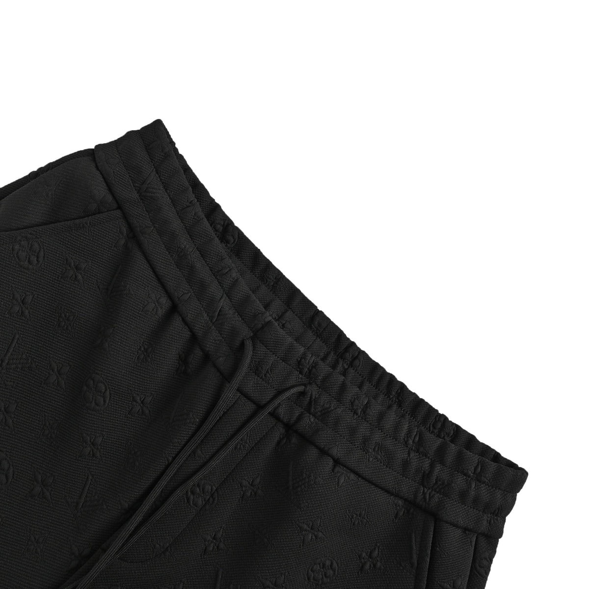 Louis Vuitton letter embroidered presbyopia dark pattern embossed shorts