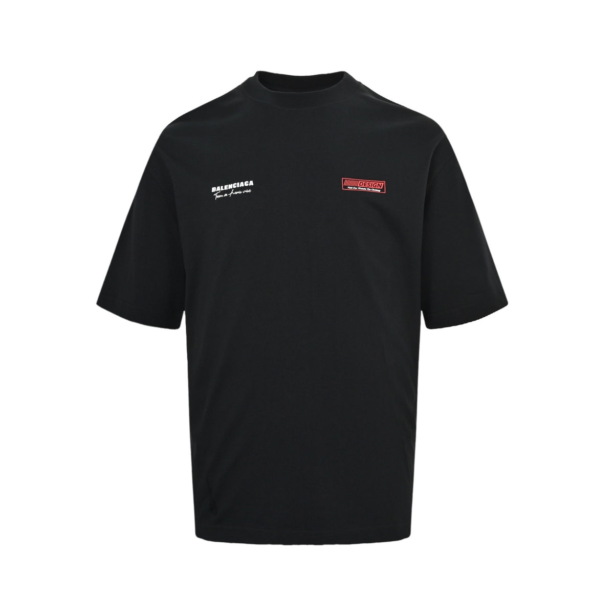 Balenciaga signature letter printed short sleeves
