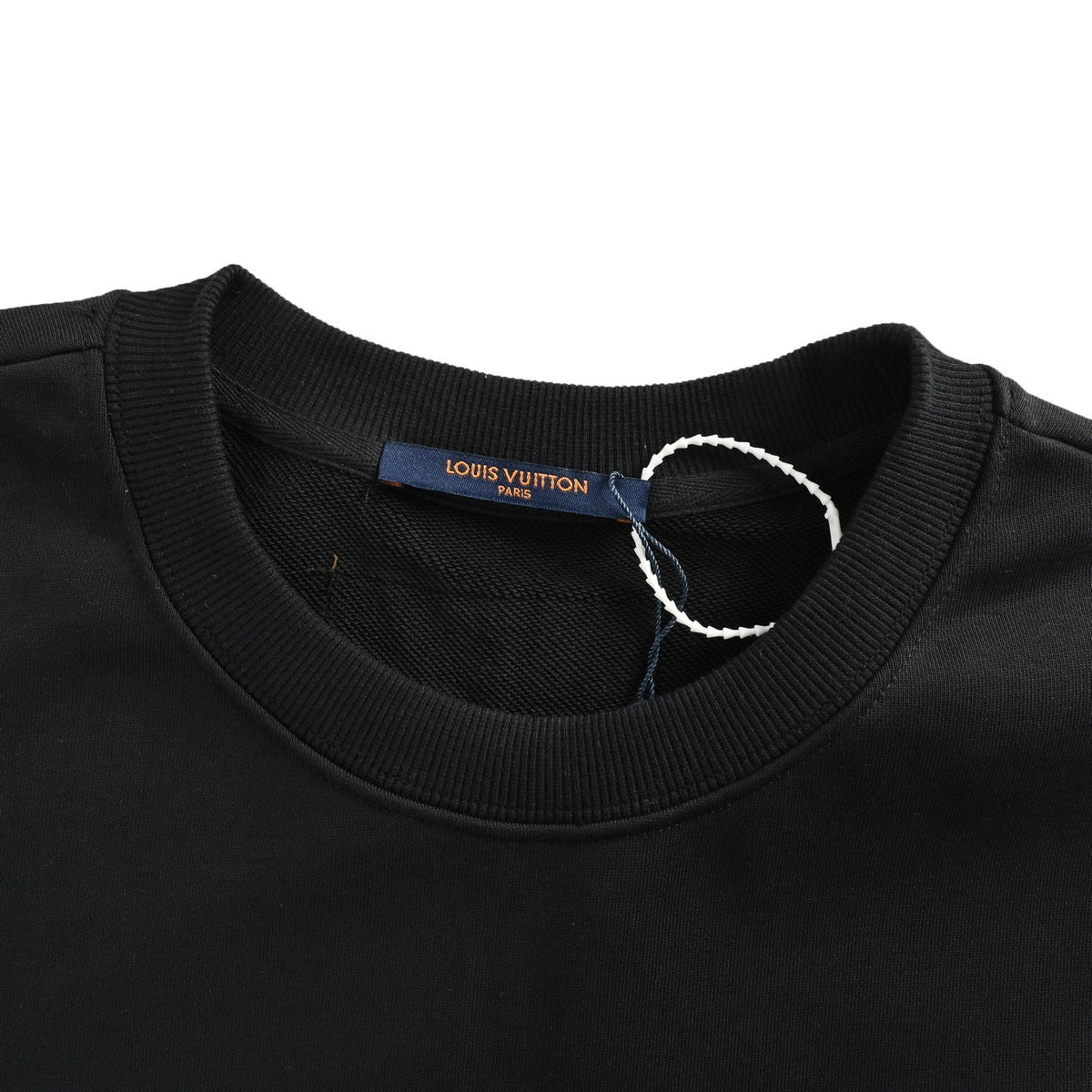 Louis Vuitton 24Fw Western denim embroidered crew neck sweatshirt