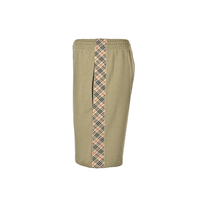 Burberry 26ss side plaid web shorts