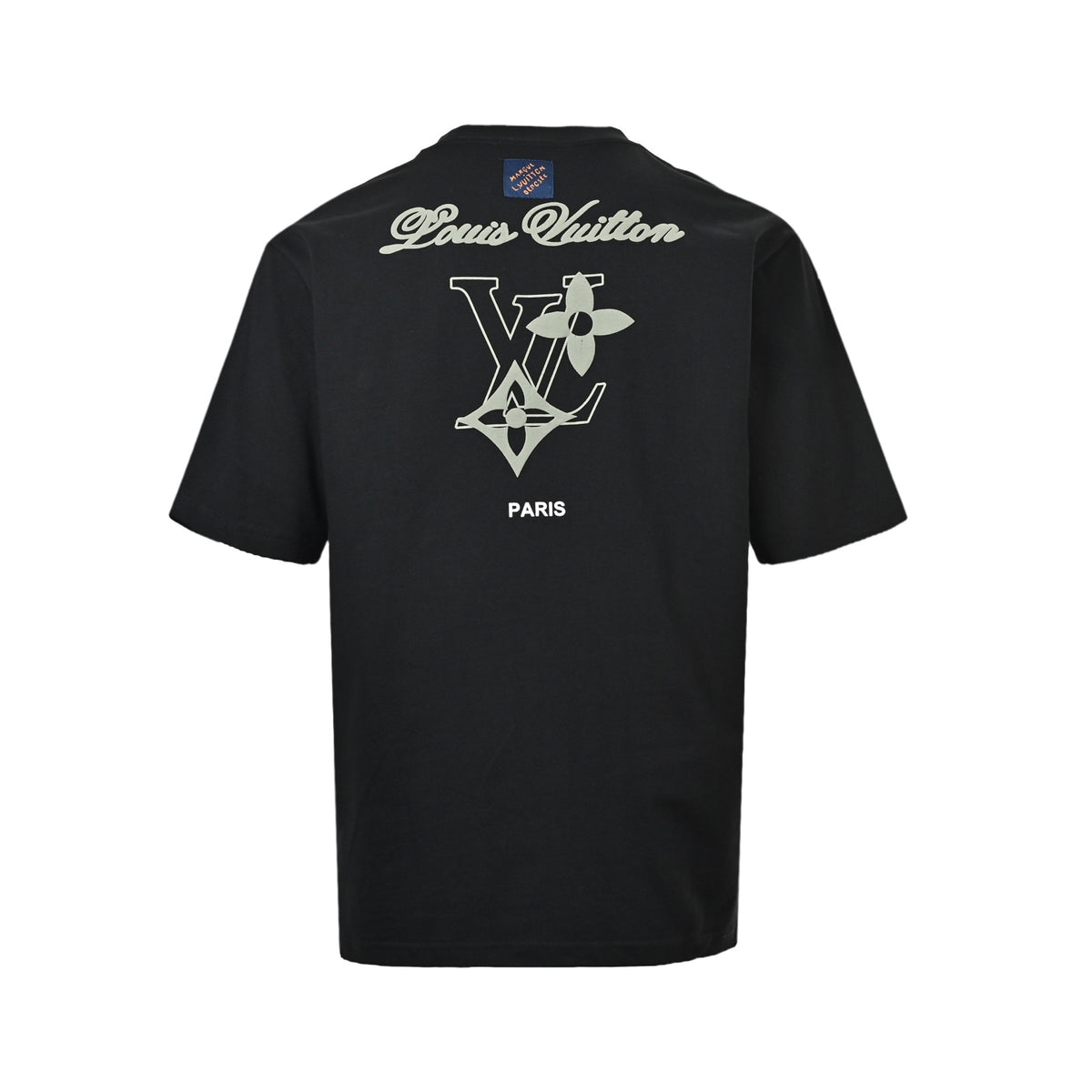 Louis Vuitton back four-leaf clover signature foam printed short sleeves